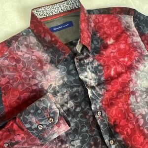 Georg Roth Los Angeles Mens Long Sleeve Shirt, XT, Looks new! Red White & Blue